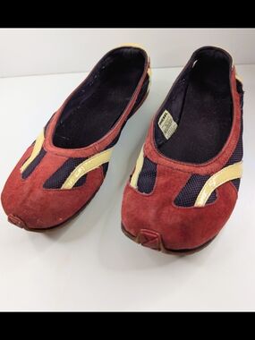 Vintage Diesel Ballerikah Ballet Flats Suede Purple Y2K Size 8.5